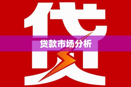 龙胜贷款市场分析