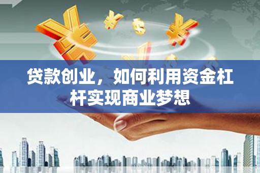 龙胜贷款创业，如何利用资金杠杆实现商业梦想