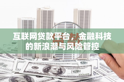 龙胜互联网贷款平台，金融科技的新浪潮与风险管控