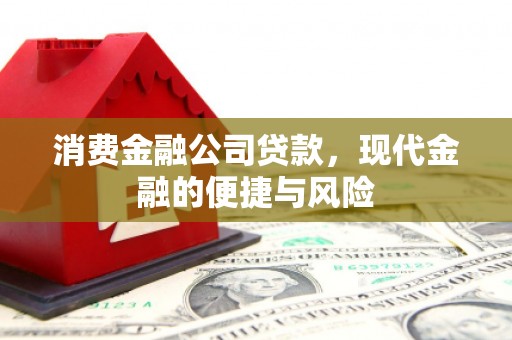 龙胜消费金融公司贷款，现代金融的便捷与风险
